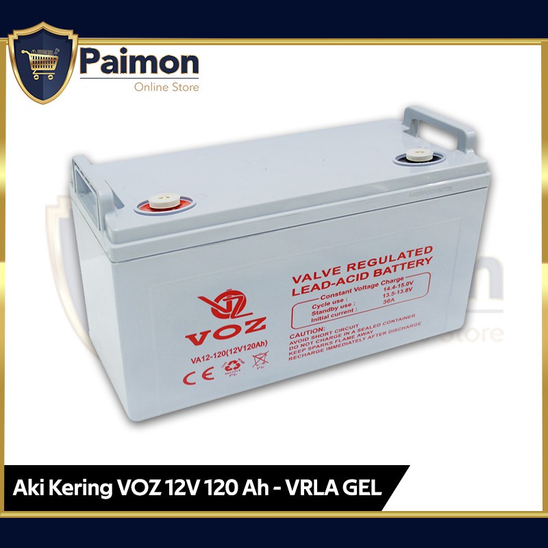 Jual Aki Kering 12V 120 Ah Gel Voz 12V 120 Ah Gel Aki 120 Ah Gel 12V