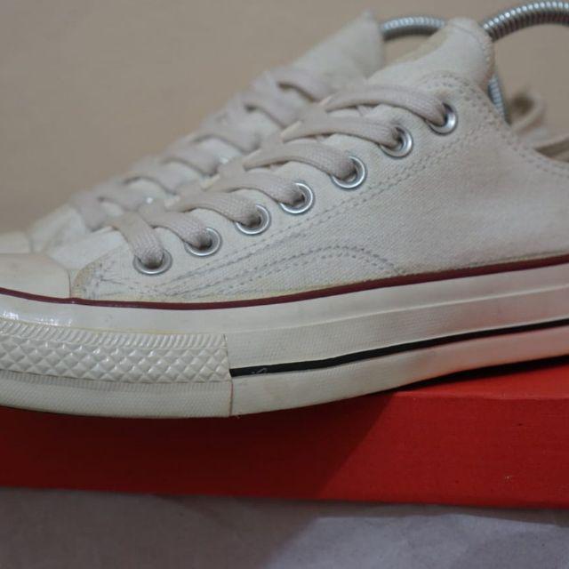 (GRADE ORIGINAL) Sepatu Casual Converse 70s PREMIUM / OX / Import Vietnam-Of white