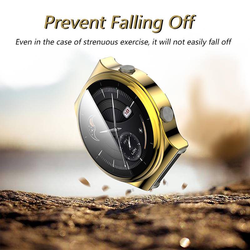 Casing Pelindung Huawei GT 3 2e 2 Pro 46mm Bahan TPU Dengan Bumper Pelindung Layar