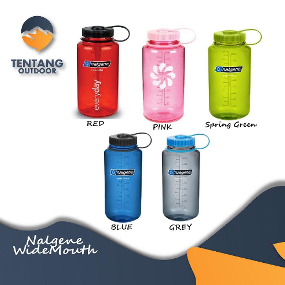 Botol NALGENE Wide Mouth 1000ML Air Minum Olahraga Outdoor Sepeda WM