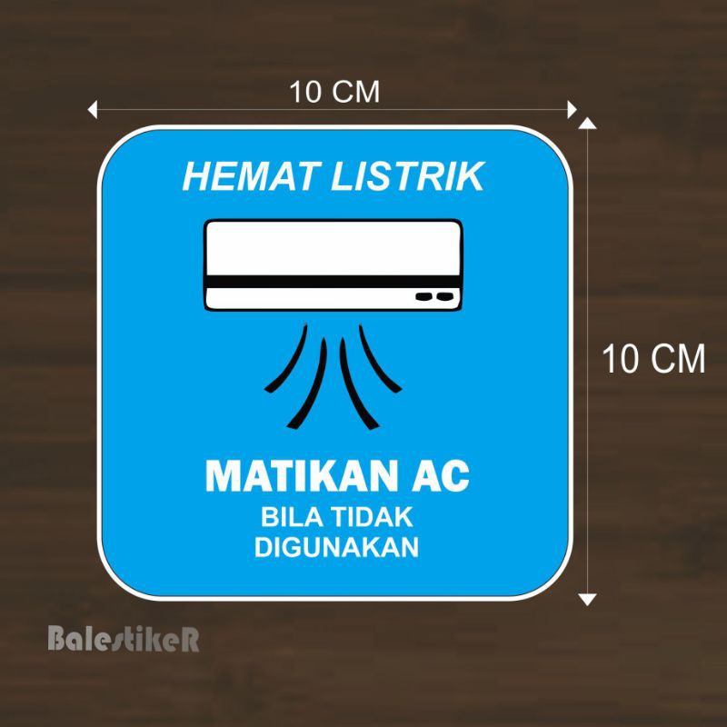 

stiker matikan ac sticker