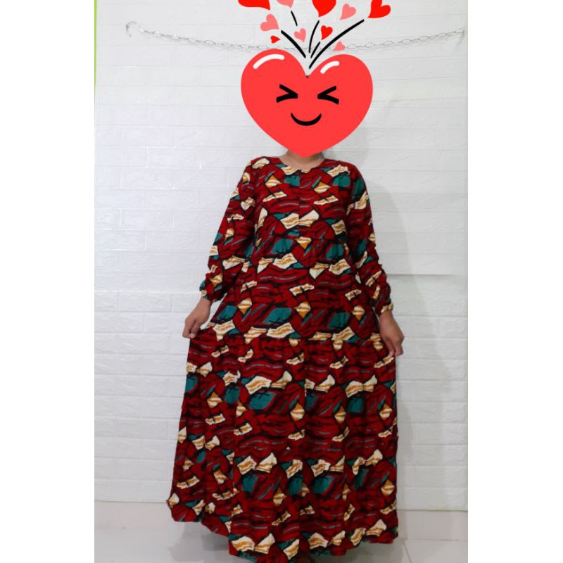 Gamis Menyusui Gajah Putih | Gamis Rayon Murah | Daster Menyusui Gajah Putih | Daster Rayon Menyusui