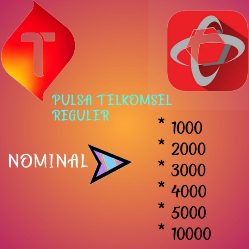 Pulsa Telkomsel  2k 3k 4k 5k 10k Murah