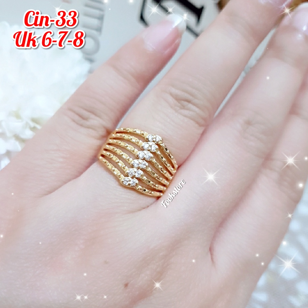 PROMO CINCIN WANITA XUPING GOLD MODEL KOREA