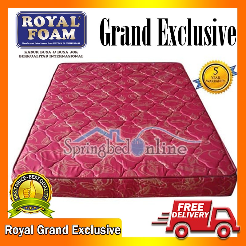 Kasur Busa Royal Foam Grand Exclusive 90x200 Tebal 18 Cm Garansi 5 Tahun Shopee Indonesia 8967