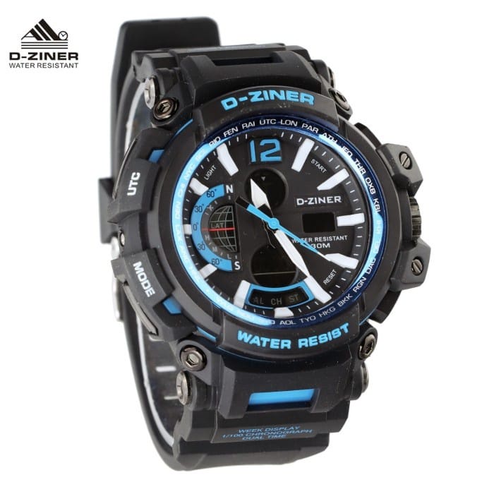 ORIGINAL✅ JAM TANGAN PRIA D-ZINER DZ 8228 GARANSI 1 TAHUN TAHAN AIR 30 METER