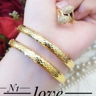 Xuping Set Gelang Dan Cincin Wanita Q5468