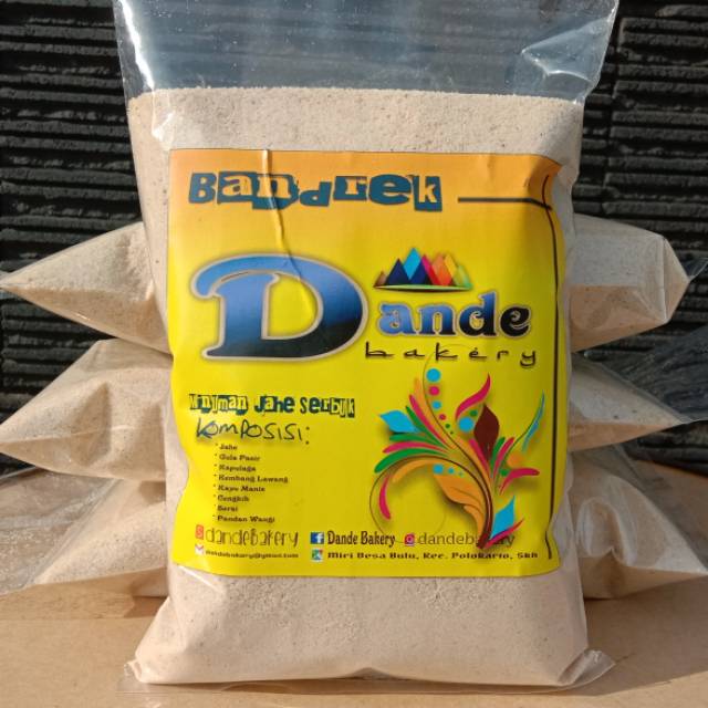 

BANDREK - Minuman Jahe Serbuk 500gr