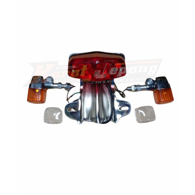 lampu belakang Stoplamp stopassy Bolam putih set pangkon v80 & sein kotak  import bornfree honda cb1
