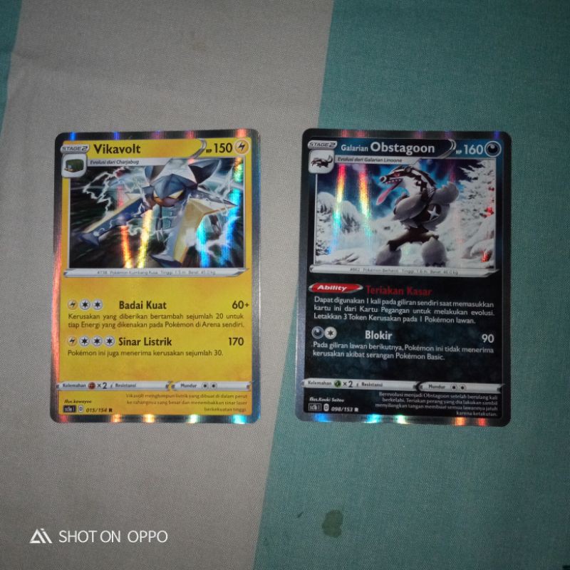 Kartu Pokemon Collect Card dari Pack Pedang Dan Perisai