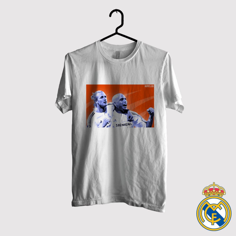 KAOS BOLA REAL MADRID - BECKHAM (TSHIRT KUALITAS PREMIUM)