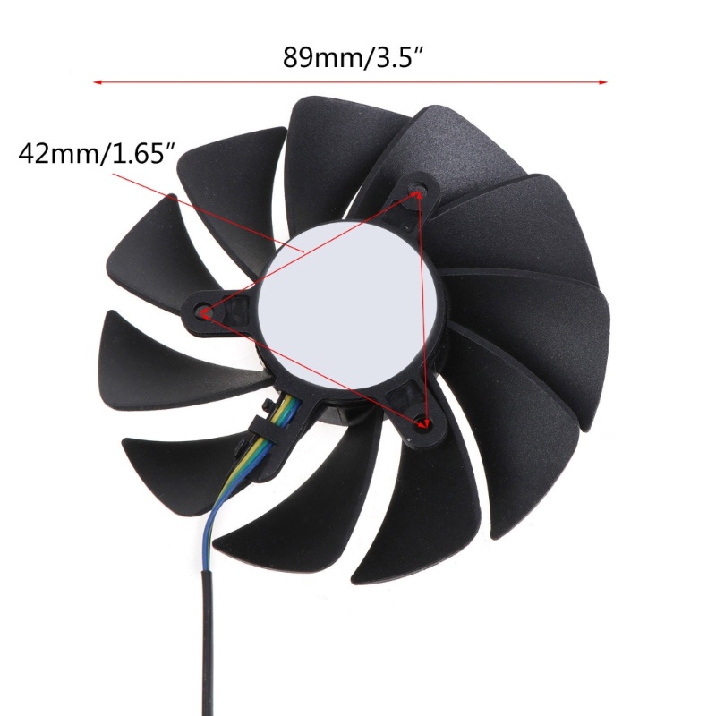 Bt 89MM Cooler Fan 4Pin 12V 0.4A CF9015H12S VGA Fan Kipas Kartu Grafis Untuk ZOTAC Rtx3090Untuk Trinity Rtx3080 AMP HOLO C