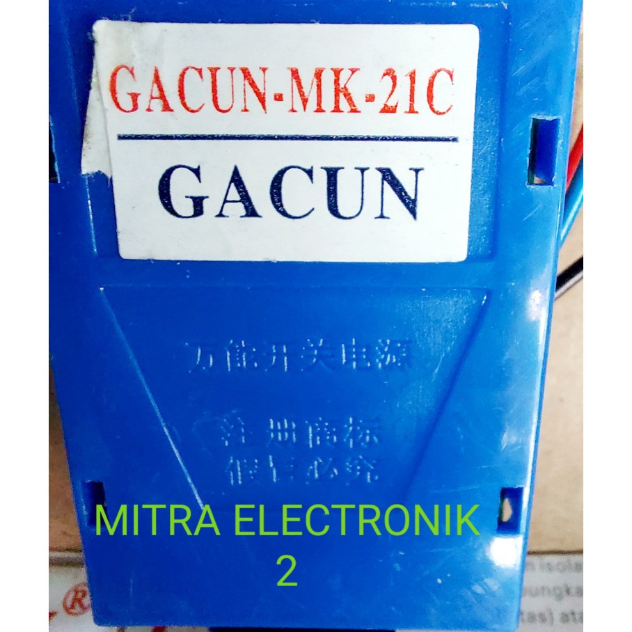 Kit REGULATOR TV GACUN MK 21 MEREK GACUN ORI +BONUS MIKA