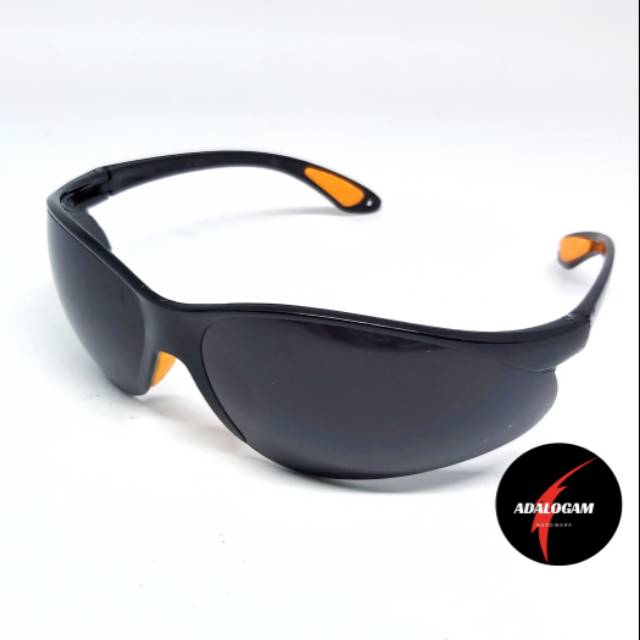 Black Smoke Tranparan Kacamata Safety Fashion - Kaca Mata Las Gerinda