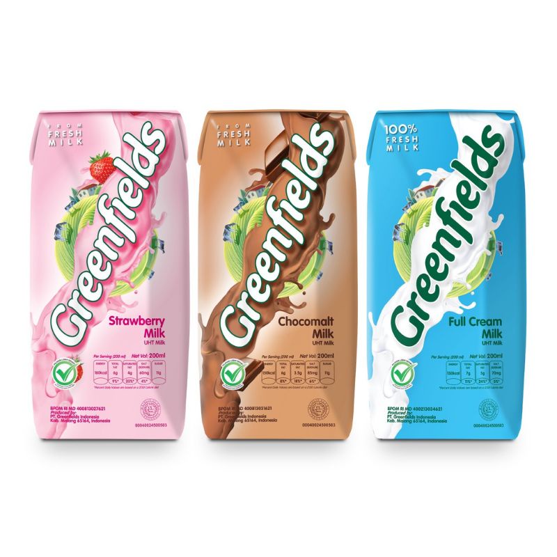 

SUSU GREENFIELD UHT 200ML 250ML