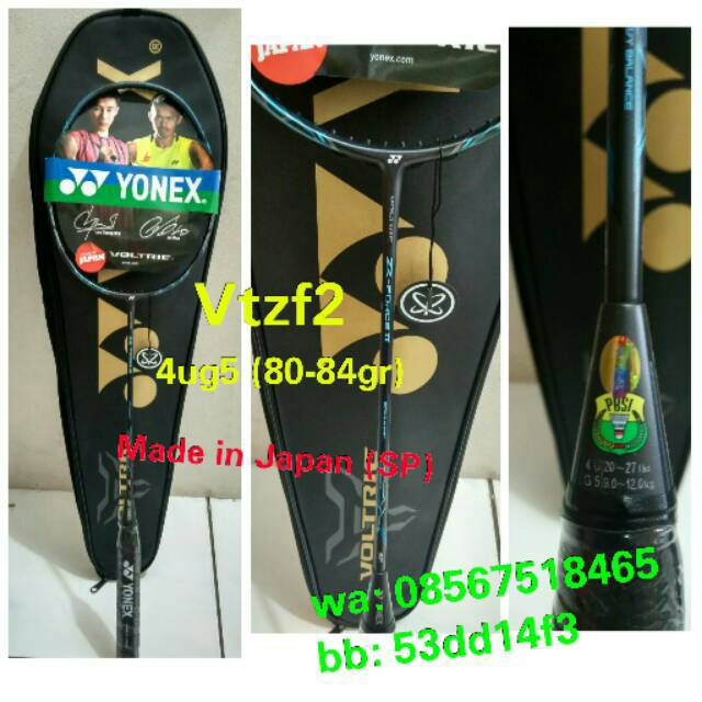 Raket Badminton VOLTRIC Z-FORCE II SP Code 100% Original Yonex Sunrise