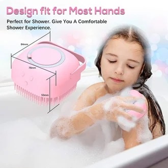 Sikat Mandi Silicon Premium Lembut Sikat Mandi Dispenser Sikat Mandi Badan Serbaguna Shower Puff