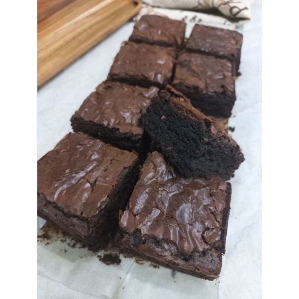 

Brownies panggang fudgy surabaya