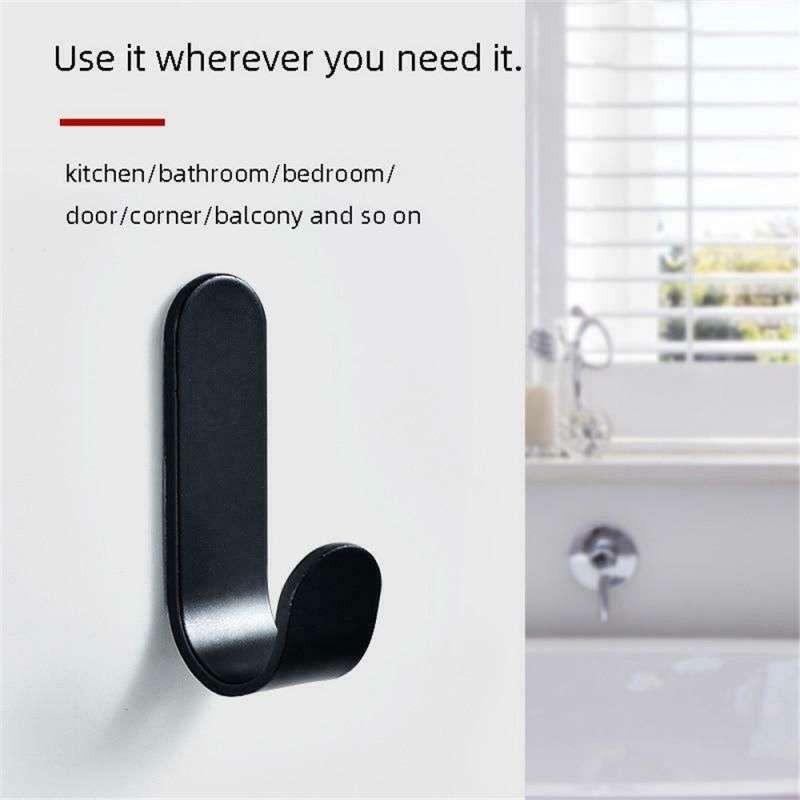 Gantungan Hook Tempel 5pcs Gantungan Dinding Kamar Mandi Minimalis Bathroom Wall Hook Hanger