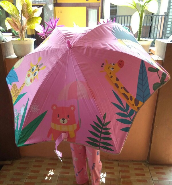 Payung Anak Segi Enam Animal / Unicorn / Binatang / Grc - 10178