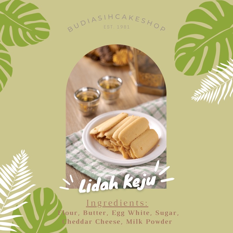 

Kue Kering Lidah Keju BudiasihCakeShop