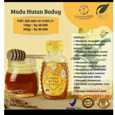 

Madu Asli Hutan Baduy 140 gr