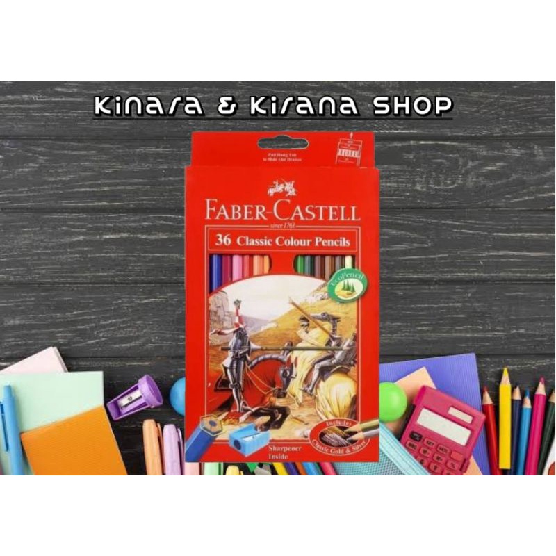 

Pensil warna Faber-Castell 36 Warna Classic