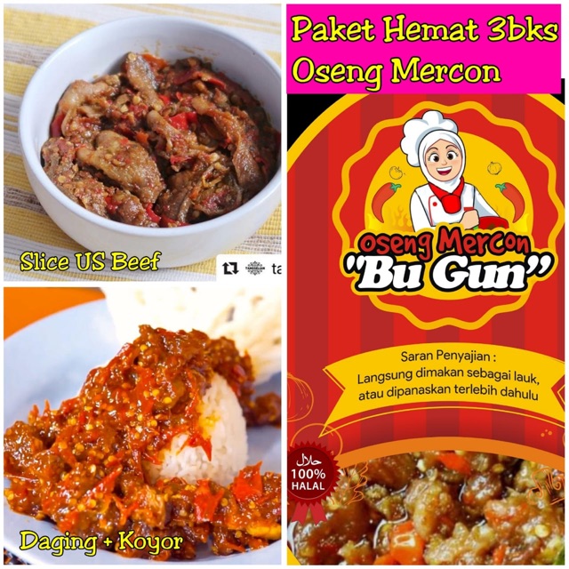 

Oseng Mercon Bu Gun - Dapur Istana - Oseng Mercon Daging Koyor / SliceBeef