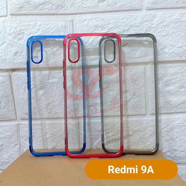 Shining Chrome Tpu Case Clear Silicone Case Xiaomi Redmi 9 9A 9C