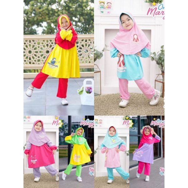 NEW Fashion Muslim One Set Maryam Series by Khafa Apparel