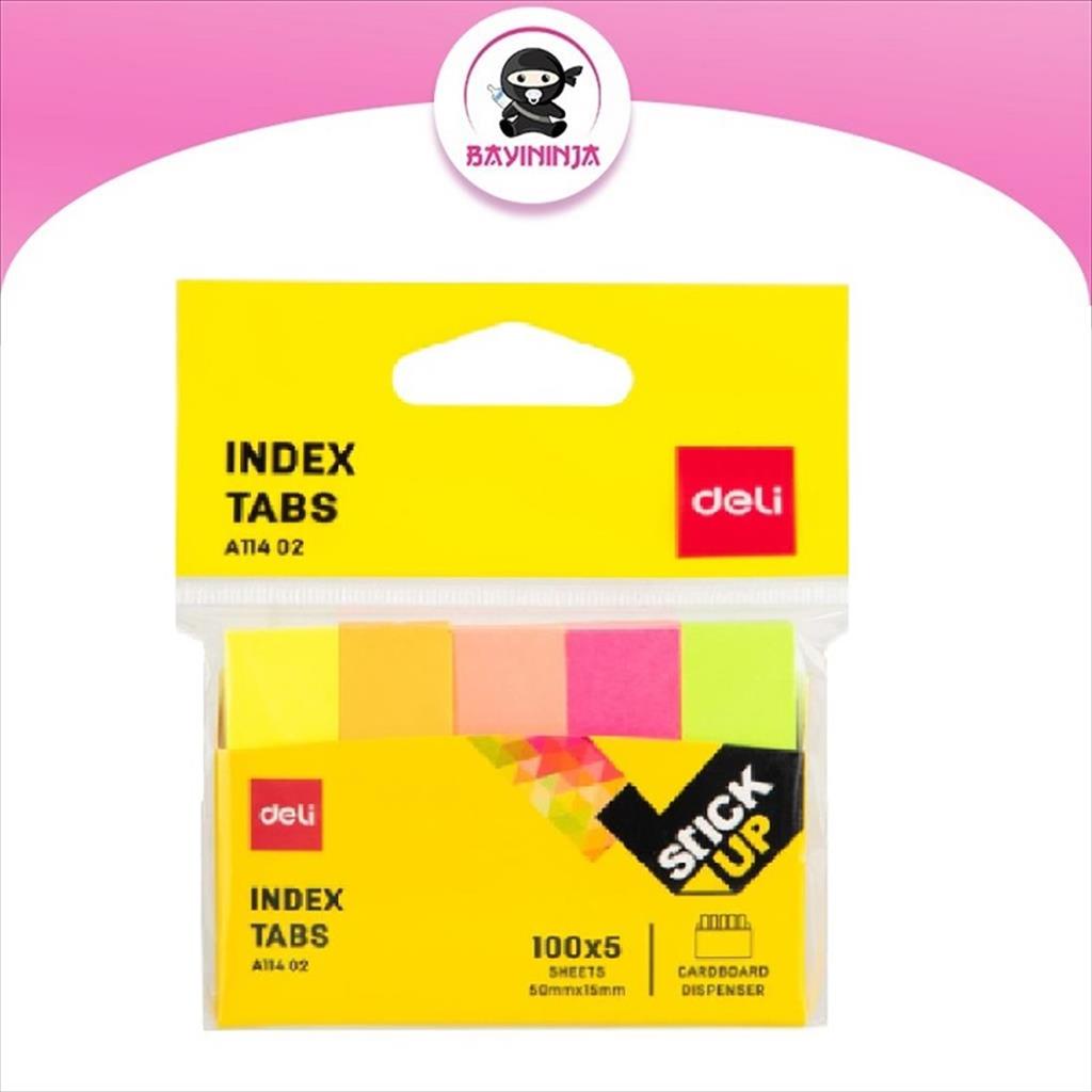 

DELI Index Tabs Memo Sticky 100 x 5 sheets