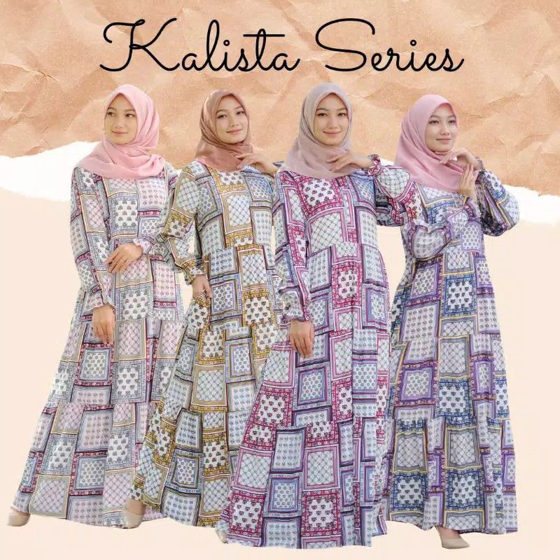 Gamis Syari Home Dress Kalista Series By Wearmoura