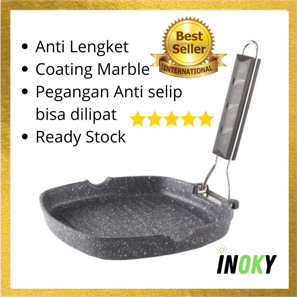 GRILL PAN ANTI LENGKET 28 cm TEFLON PANGGANGAN PEMANGGANG