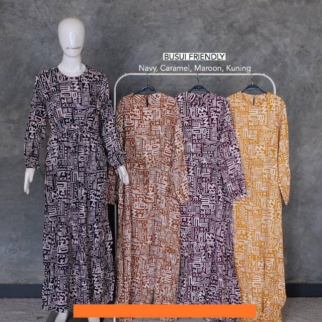 [REAL PICTURE] DASTER RAYON TRIBAL HOMEY DRESS BIG SIZE / SUPPLIER / TANAH ABANG / KONVEKSI / PGMTA
