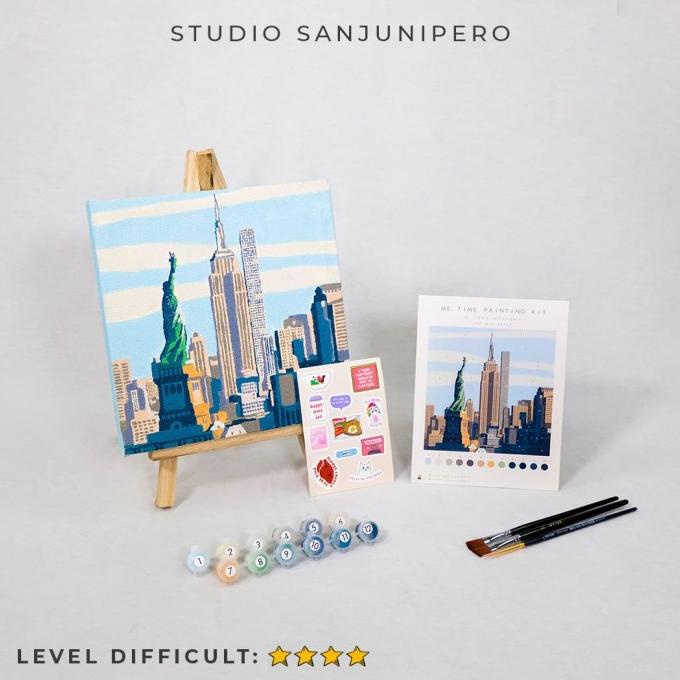 

Big apple, new york Paint by number. STUDIO SANJUNIPERO painting