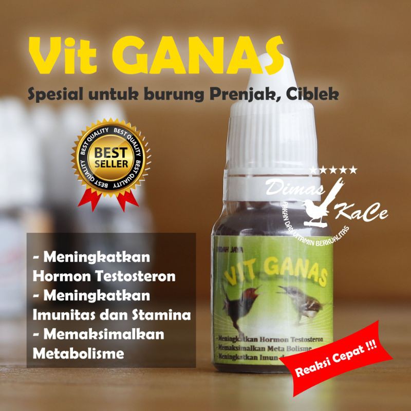 Paket Vit Ganas vitamin untuk prenjak pemakan serangga dimas kace indah jaya herbal