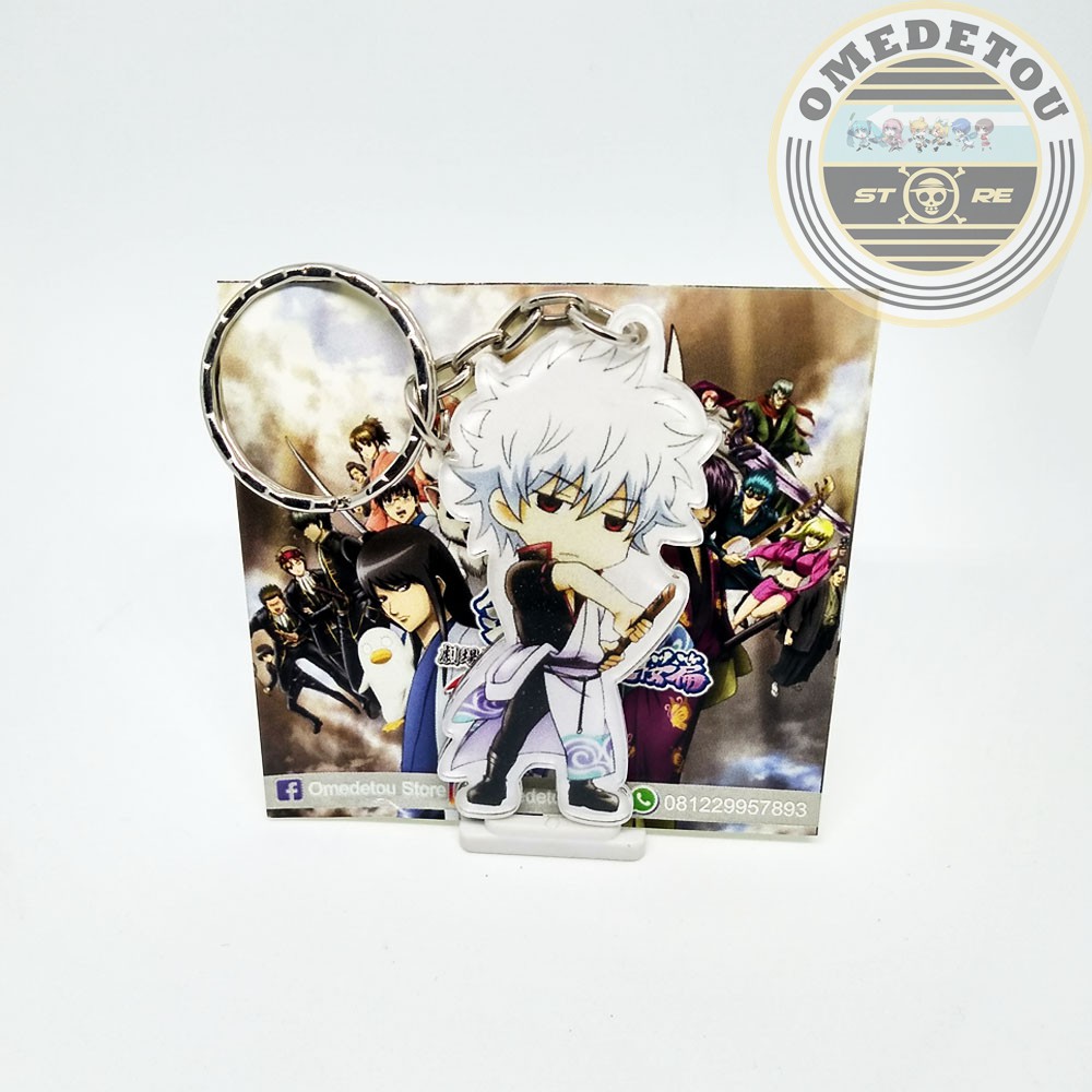 Gantungan Kunci Anime Gintama Sakata Gintoki Shopee Indonesia