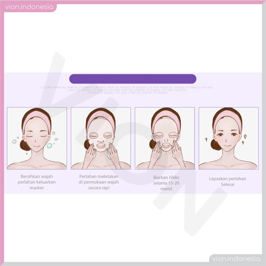 BEOTUA Yogurt Fruit Facial Mask Sheet Masker Wajah Buah BE001