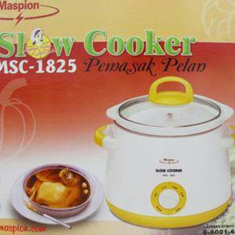 Maspion Slow Cooker MSC 1825 Pemasak Pelan Lambat msc-1825