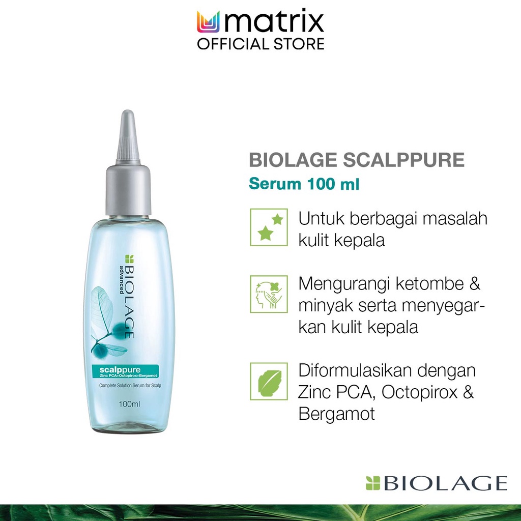 MATRIX Biolage Scalppure Scalp Refresher Hair Serum - Serum Perawatan Pelembab Pelembut Kulit Kepala Berminyak Gatal Rambut Ketombe