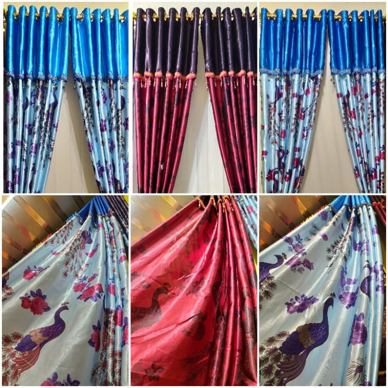 Gorden Poni Motif Merak Cantik Dan Mewah (BAYAR DI TEMPAT)