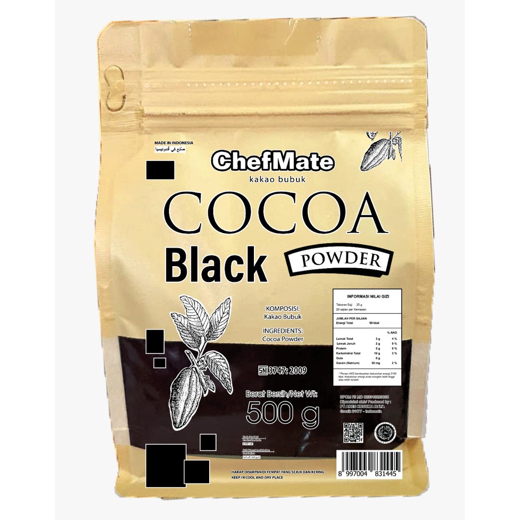 

CHEFMATE COCOA POWDER BLACK 500 GR