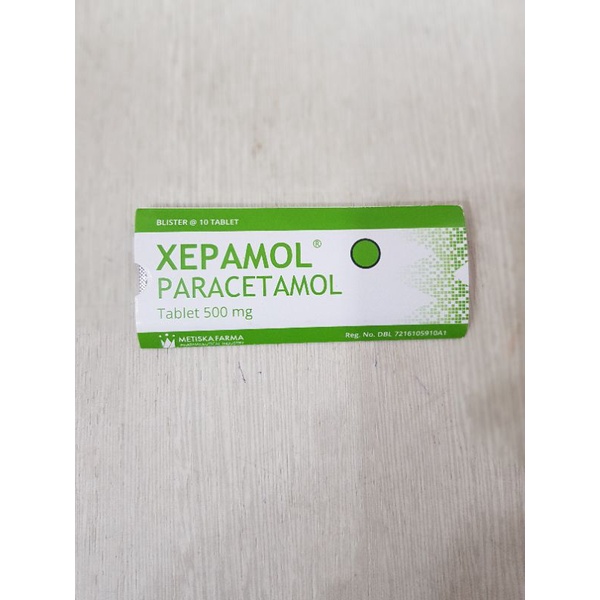 Xepamol Tablet / Obat Penurun Demam / Sakit Kepala / Sakit Gigi