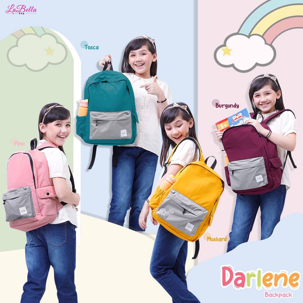 Tas sekolah BACKPACK DARLENE by LABELLA