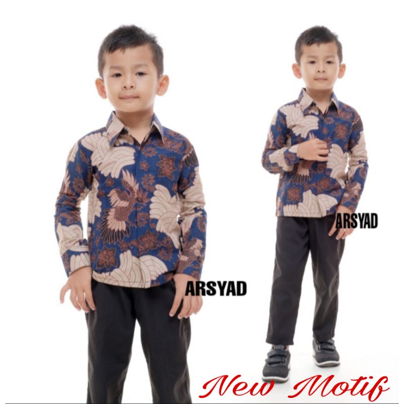 TERBARU Couple sweet || couple batik ayah dan anak cowok BATIK Motif Cakaran Ukuran JUMBO