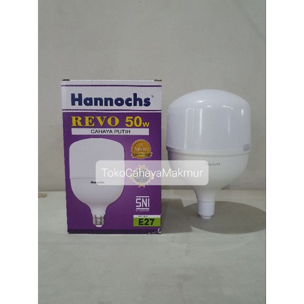 Lampu LED Bohlam Revo 50w 50watt Hannochs CoolDayLight