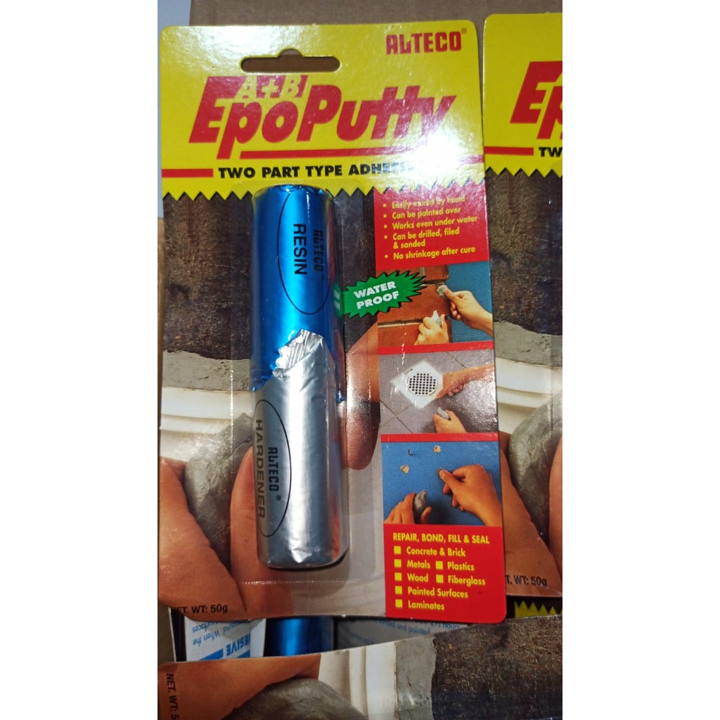 

Lem Alteco EPO PUTTY 50 Gram / Lem EPOPUTTY / Lem Dodol/ Lem Serbaguna