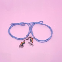 2 Pcs Gelang Magnet Couple Gelang Love Relation Friendship Family Pasangan