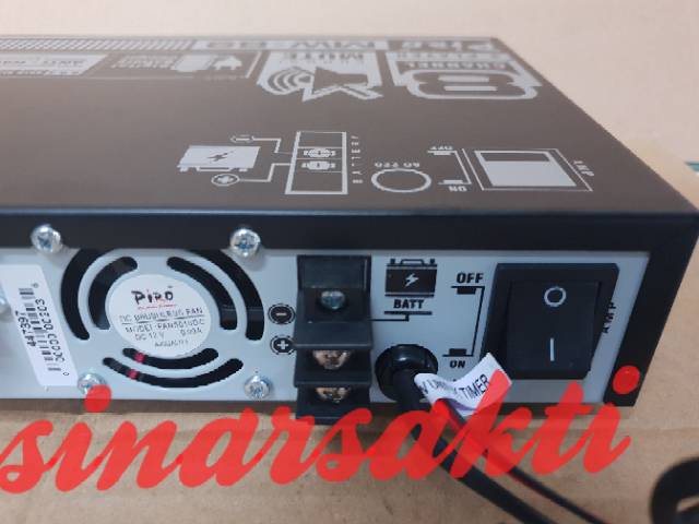 AMPLI WALET PIRO MW 89 8 CHANNEL 3 PLAYER OTOMATIS CHARGER AKI 1600 TWEETER