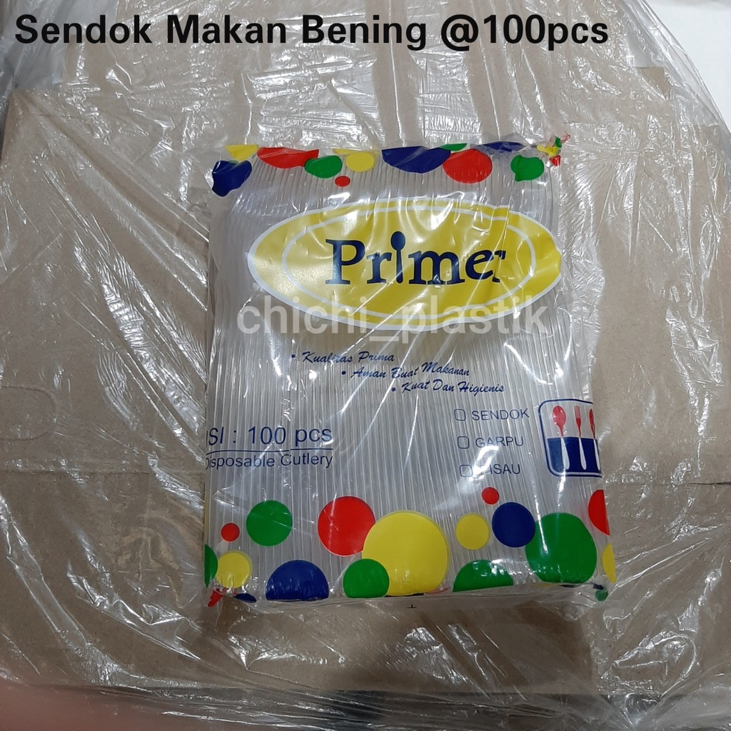 Sendok makan putih susu bening  / sendok es / sendok warna / sendok jelly / sendok pudding / sendok makan / sendok plastik